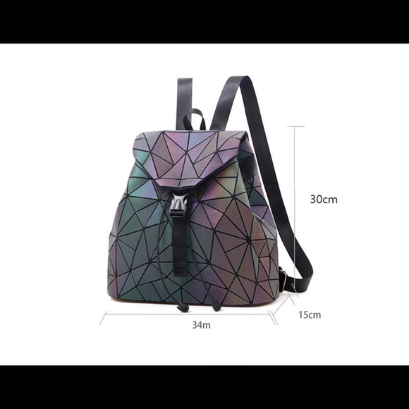 Holographic Backpack  Reflective Luminous - Picture 3 of 8
